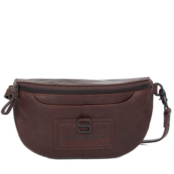 38110101.jpg Spikes & Sparrow Bronco Heuptas - Bumbag - Festival Bag Dark Brown