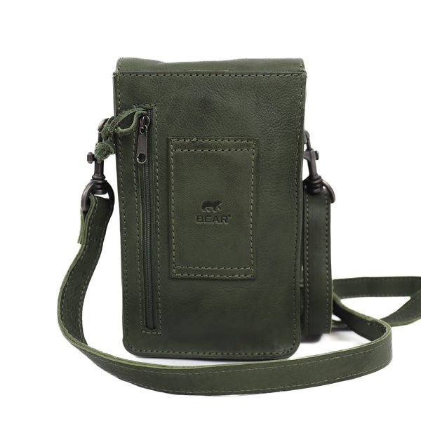 Bear Design Callisto Pelle Schoudertas - Telefoontas Robbie 2.0 Groen