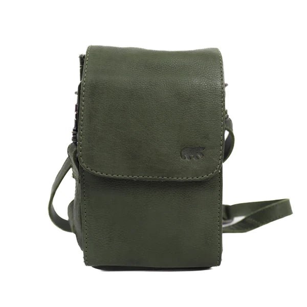 Bear Design Callisto Pelle Schoudertas - Telefoontas Robbie 2.0 Groen